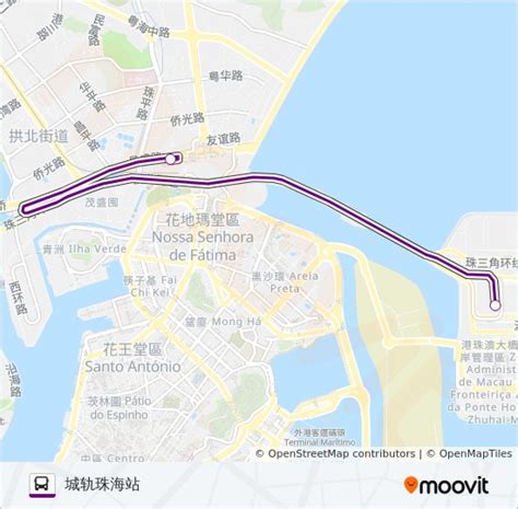 珠海上沖|口岸巴士上冲专线路线：日程，站点和地图 ...